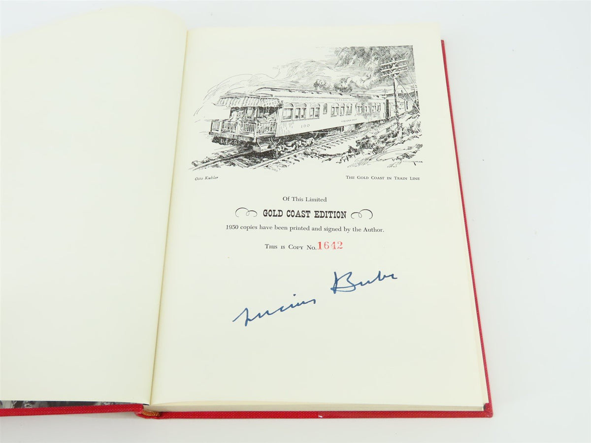 Mansions On Rails by Lucius Beebe ©1959 HC Book - SIGNED by Author &amp; Numbered