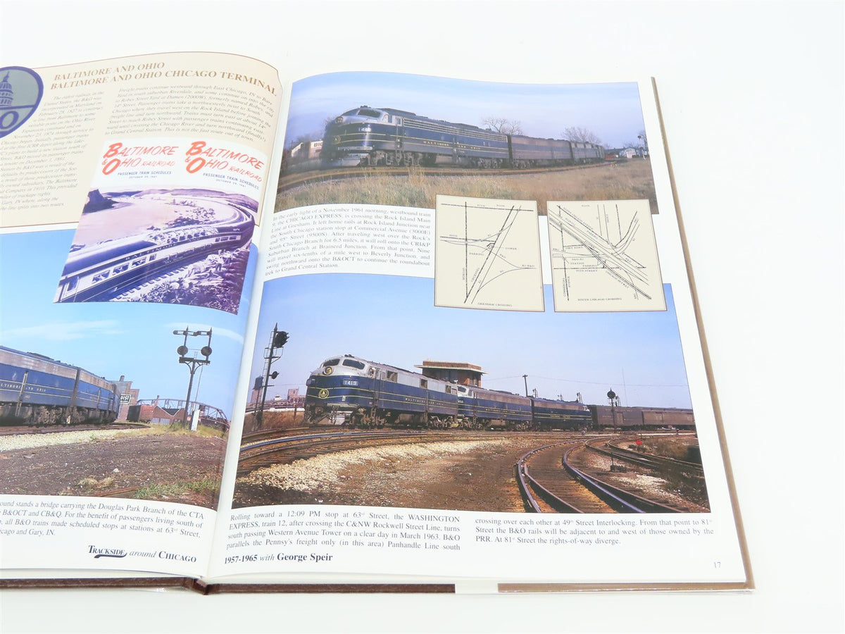 Morning Sun Books - Trackside Around Chicago With George Speir by DeRouin ©1999