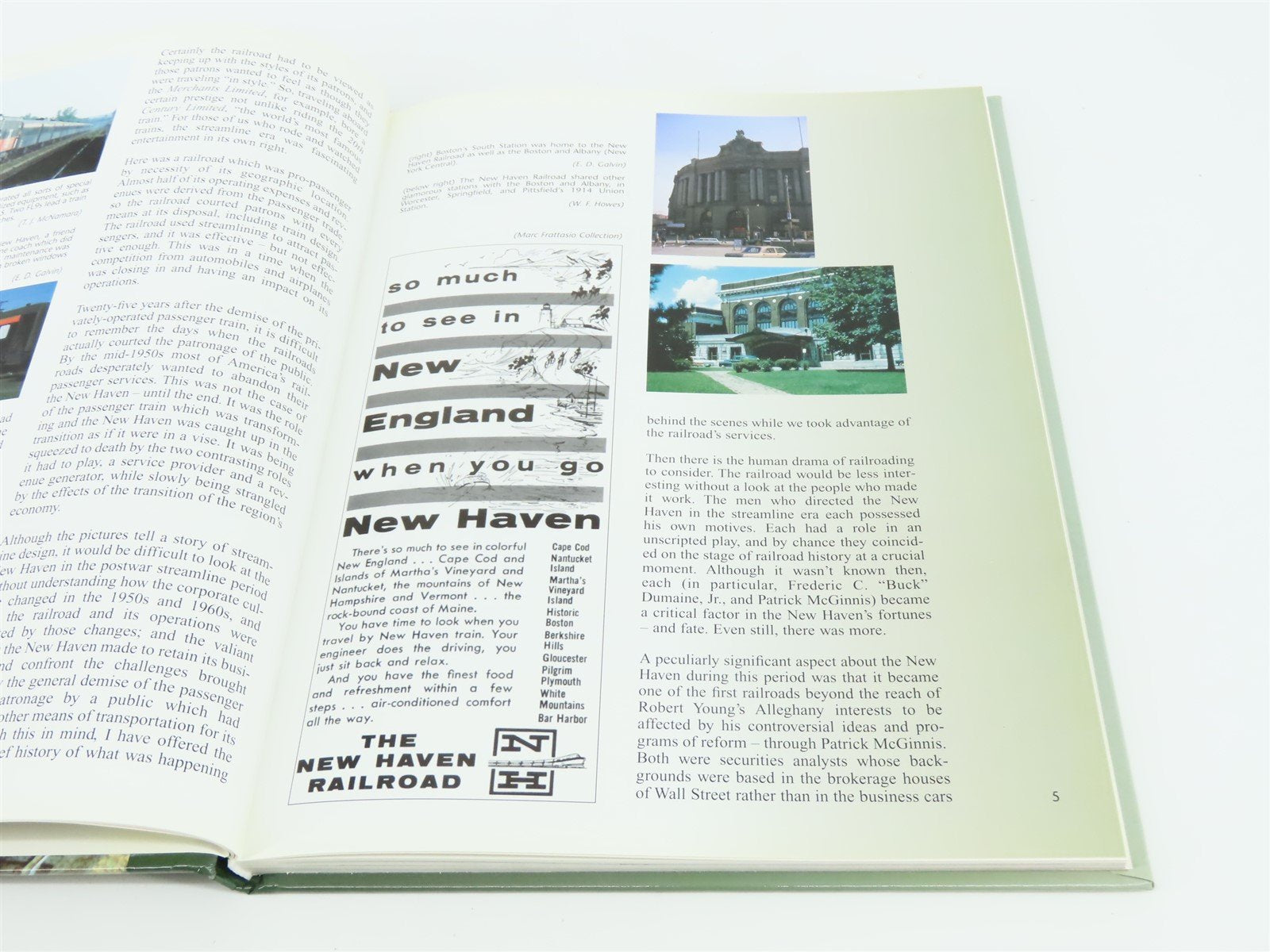 The New Haven Railroad in the Streamline Era by Geoffrey H Doughty ©1998 HC Book