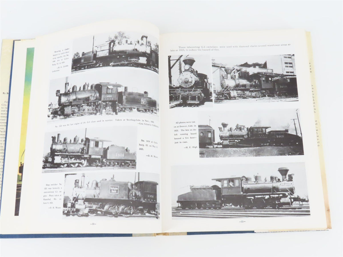 Steam Locomotives Of The Burlington Route by Corbin &amp; Kerka ©1960 HC Book