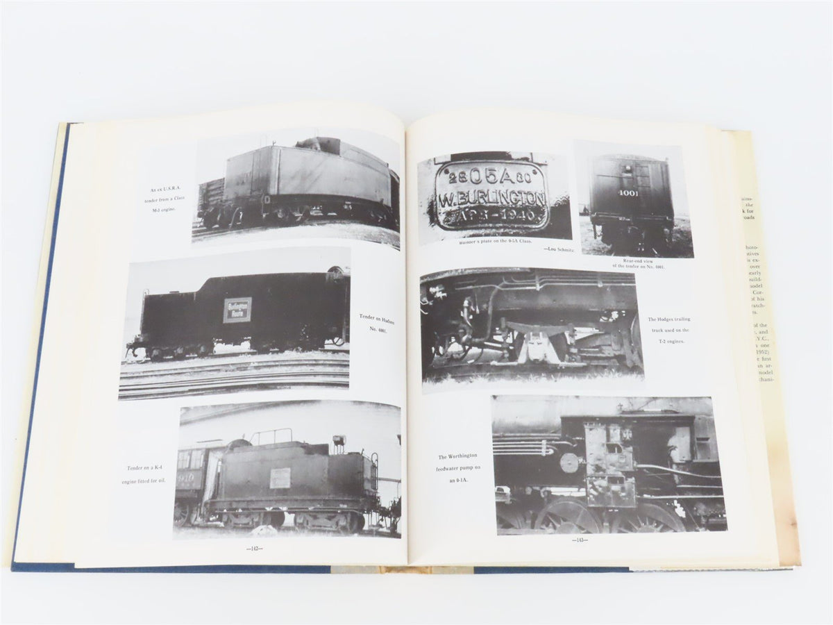 Steam Locomotives Of The Burlington Route by Corbin &amp; Kerka ©1960 HC Book