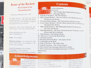 Route of the Rockets Rock Island in the Streamlined Era by Stout ©1997 HC Book