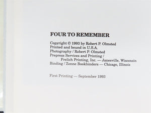 Four To Remember CGW CB&Q GM&O MILW by Robert P. Olmsted ©1993 HC Book