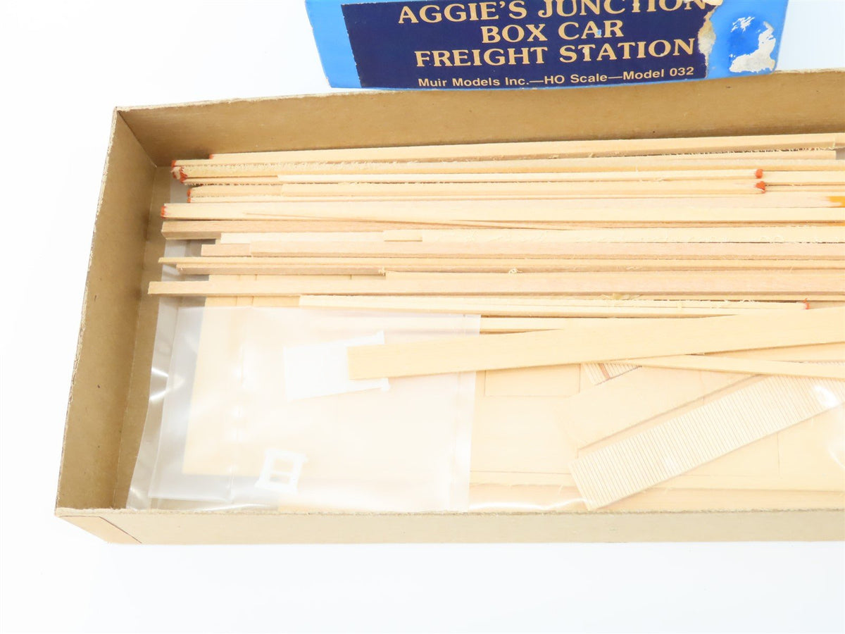 HO 1/87 Scale Muir Craftsman Kit #032 Aggie&#39;s Junction Box Car Freight Station
