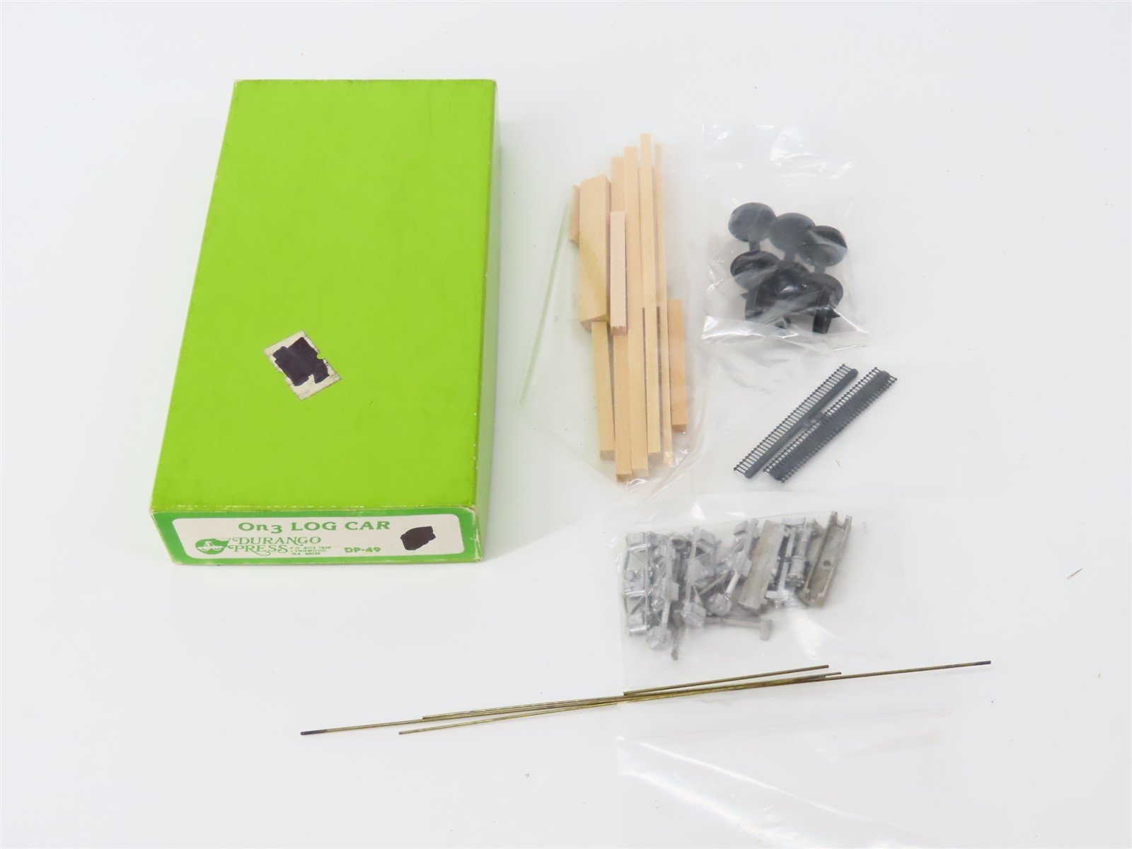 On3 Scale Durango Press Craftsman Kit #DP-49 Undecorated Log Car