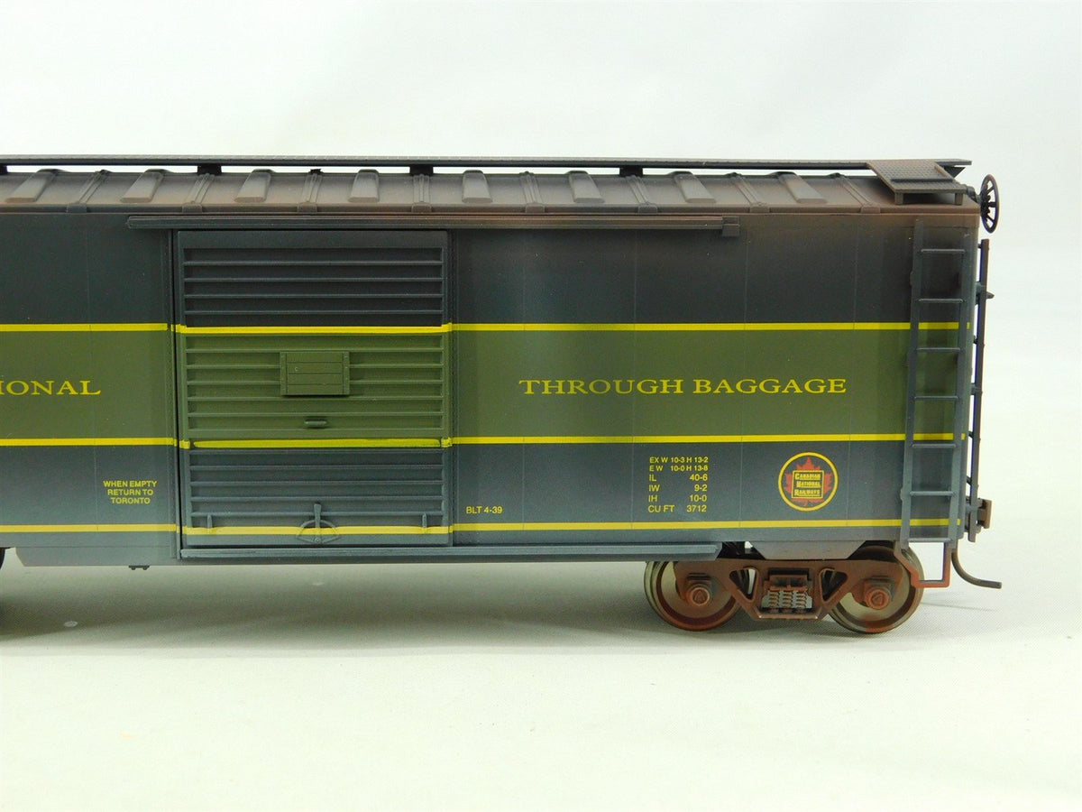 O Scale 2-Rail Weaver CN Canadian National 40&#39; Box Car #11067 - Custom Weathered