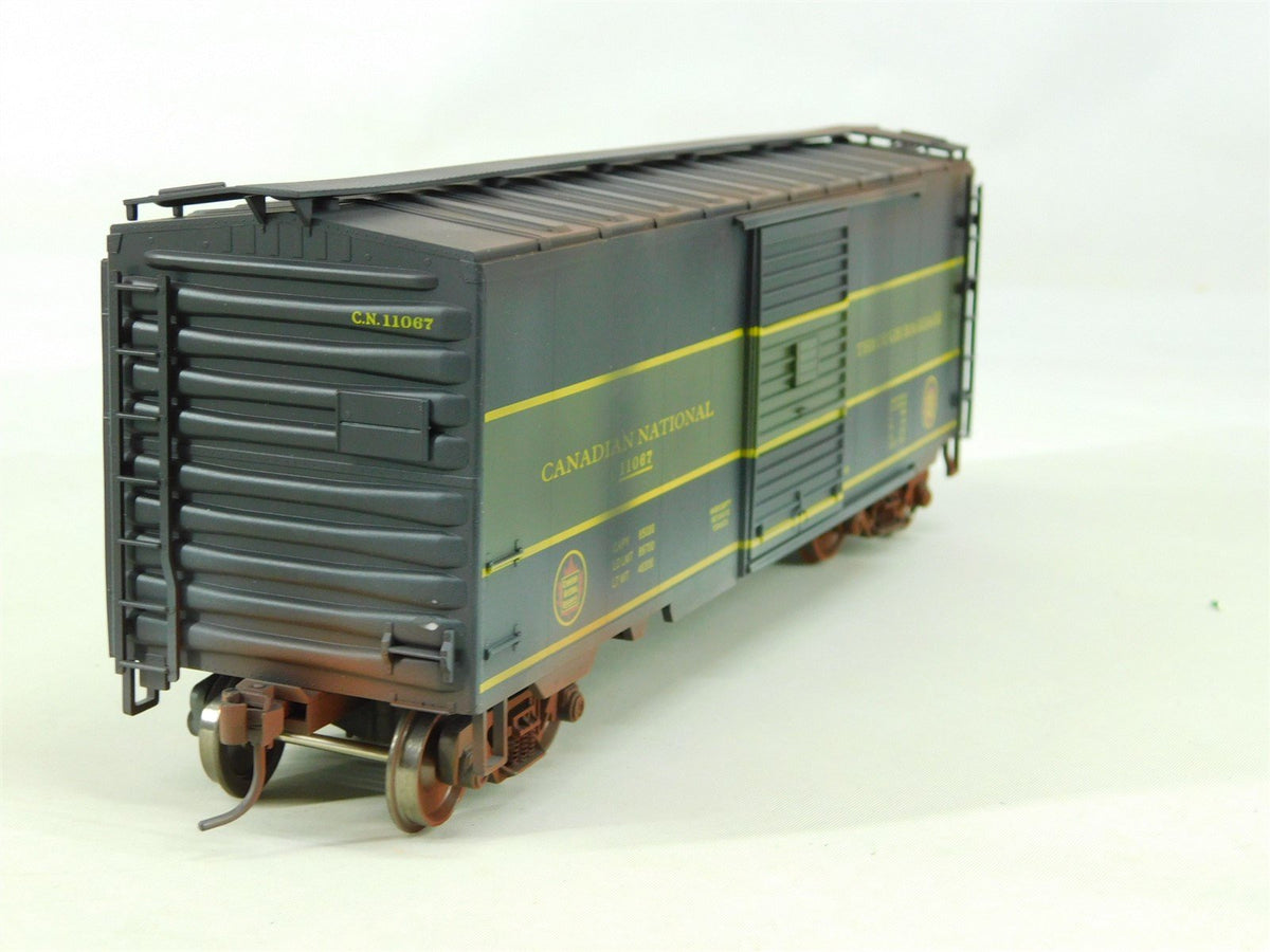 O Scale 2-Rail Weaver CN Canadian National 40&#39; Box Car #11067 - Custom Weathered