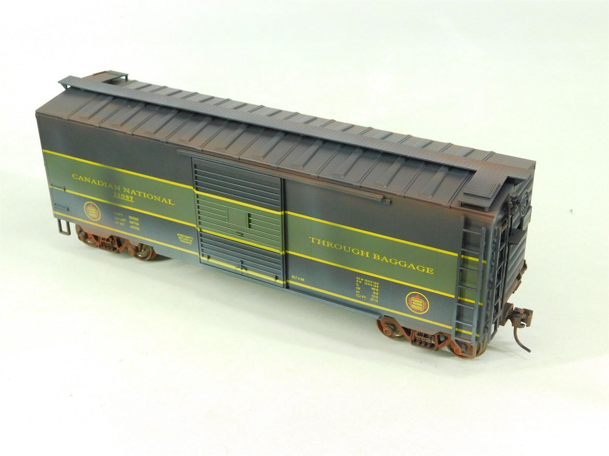 O Scale 2-Rail Weaver CN Canadian National 40&#39; Box Car #11067 - Custom Weathered