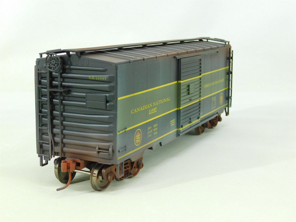 O Scale 2-Rail Weaver CN Canadian National 40&#39; Box Car #11067 - Custom Weathered