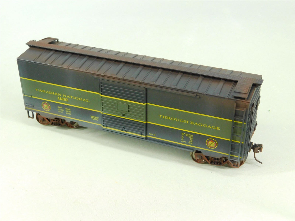 O Scale 2-Rail Weaver CN Canadian National 40&#39; Box Car #11067 - Custom Weathered