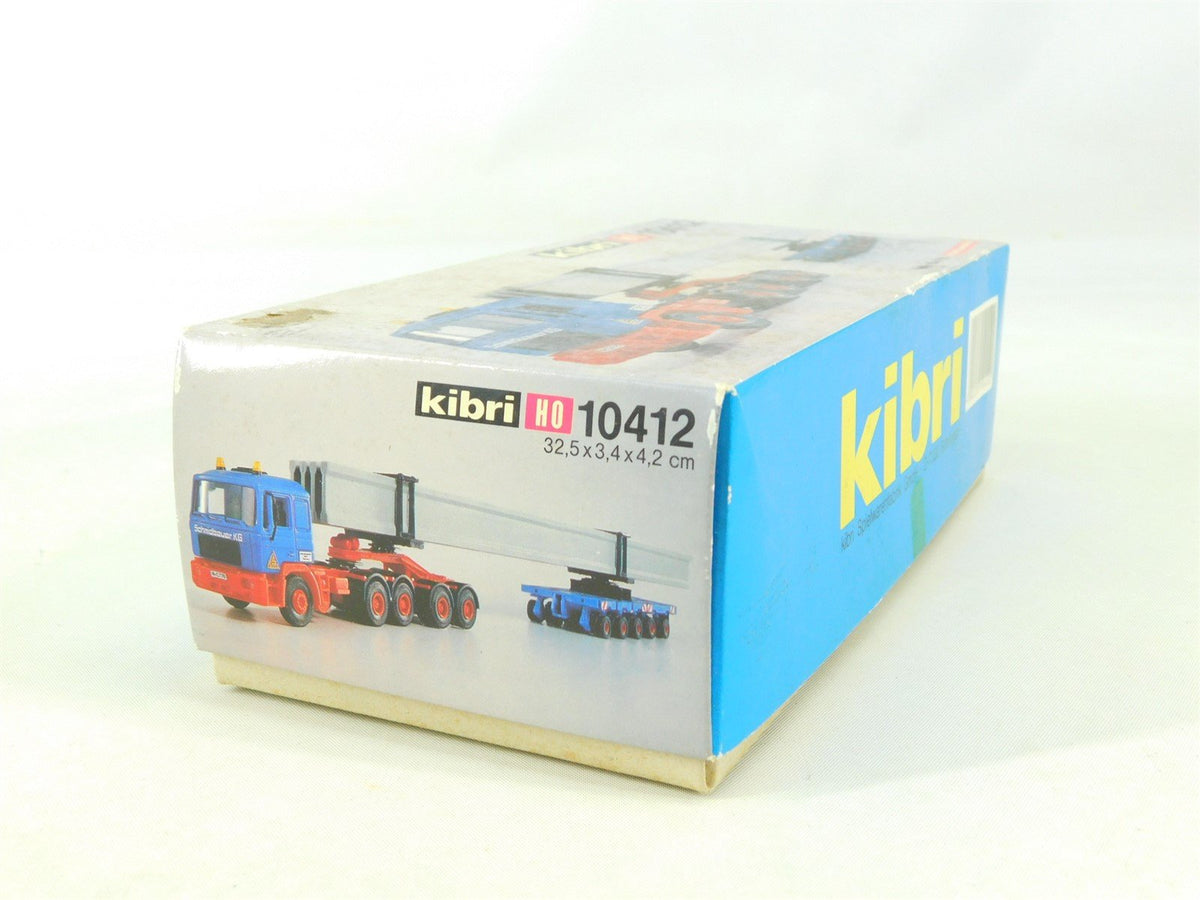 HO 1/87 Scale Kibri Kit #10412 Schmidbauer MAN Truck w/Trailer &amp; Girder Load