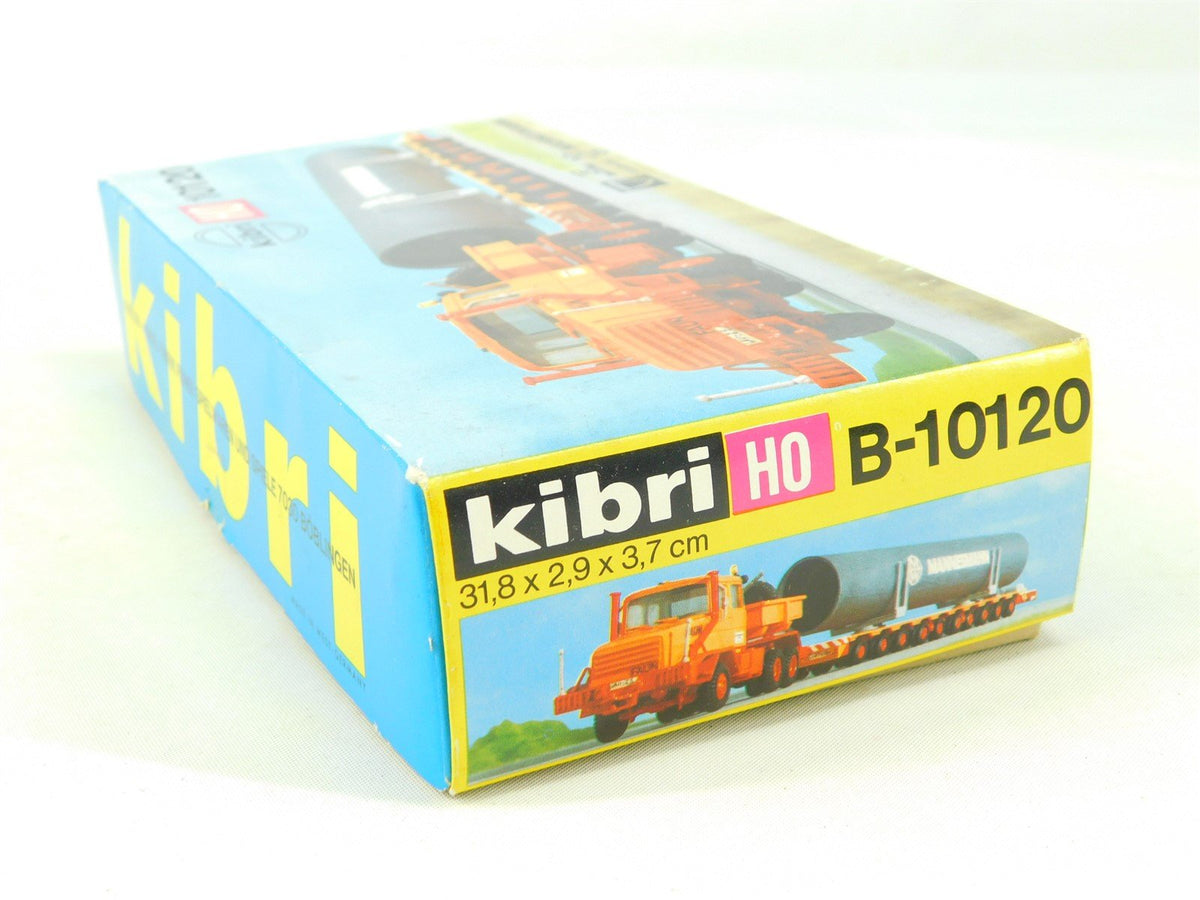 HO 1/87 Scale Kibri Kit #10120 Faun Tractor-Trailer &amp; Mannesmann Pipe Load