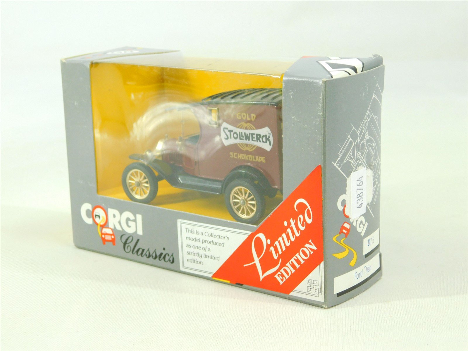 Corgi Classics 875 Die-Cast Stollwerck Gold Chocolate 1915 Ford Model T Van