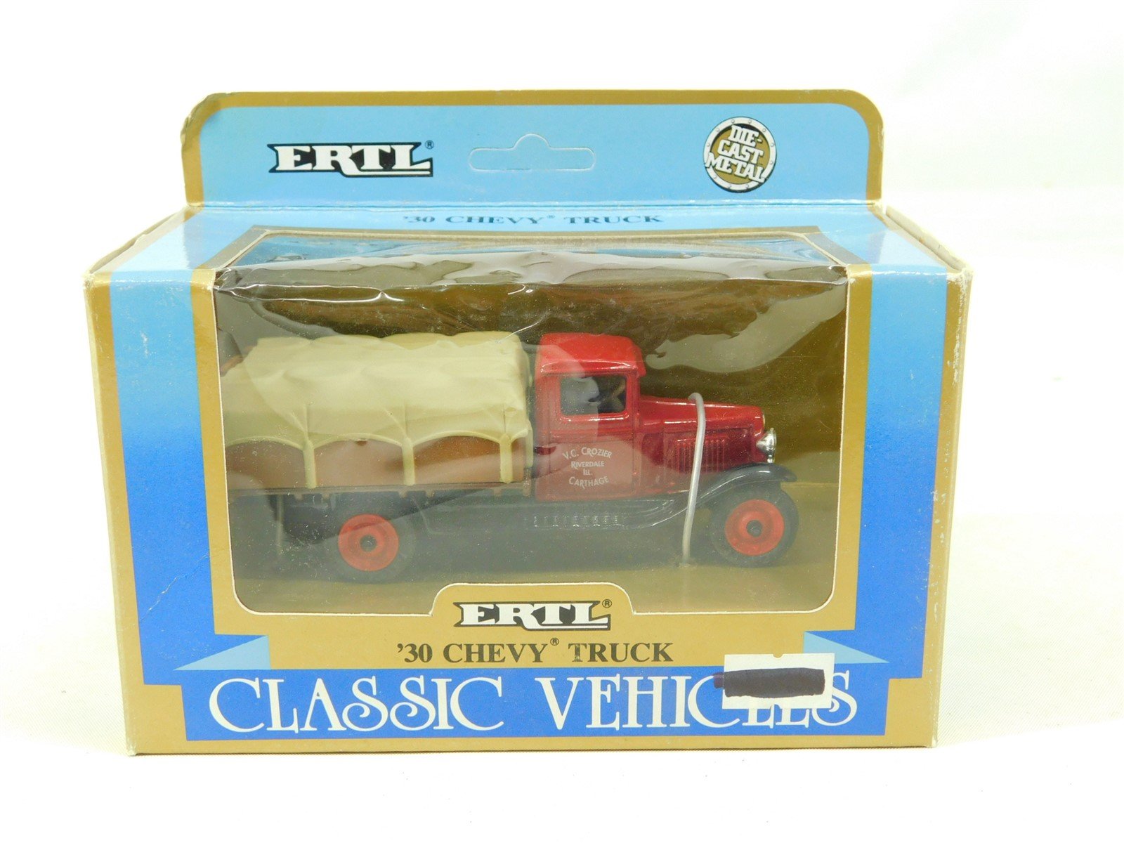 1:43 Scale Ertl Classic Vehicles 2861 Die-Cast V.C. Crozier 1930 Chevy Truck