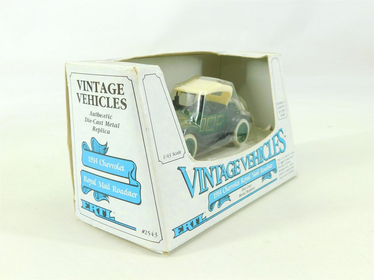 1/43 Scale Ertl Vintage Vehicles 2543 Die-Cast 1914 Chevy Royal Mail Roadster