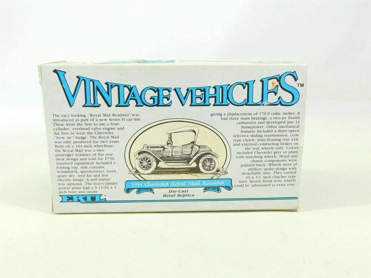 1/43 Scale Ertl Vintage Vehicles 2543 Die-Cast 1914 Chevy Royal Mail Roadster