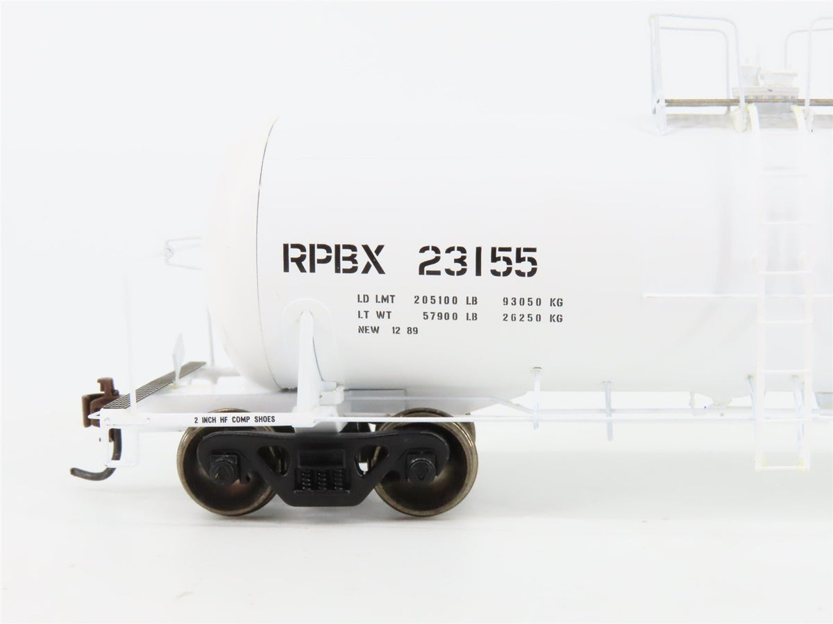 HO Scale Athearn 96106 RPBX 40&#39; Chemical Tank Car #23155