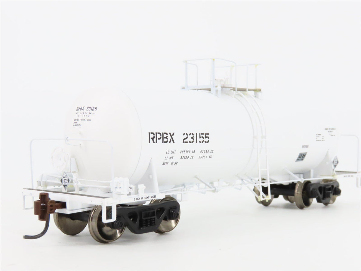 HO Scale Athearn 96106 RPBX 40&#39; Chemical Tank Car #23155