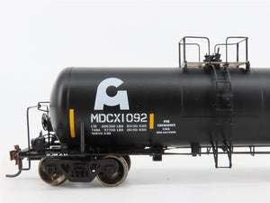 HO Scale Athearn 96104 MDCX Sulfuric Acid Chemical Tank Car #1092