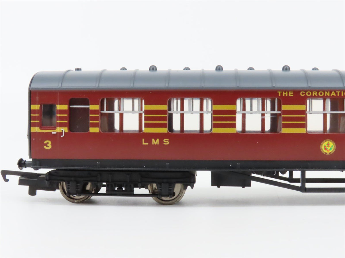 OO Scale Hornby LMS British &quot;The Coronation Scot&quot; 4-6-2 Steam Passenger Set