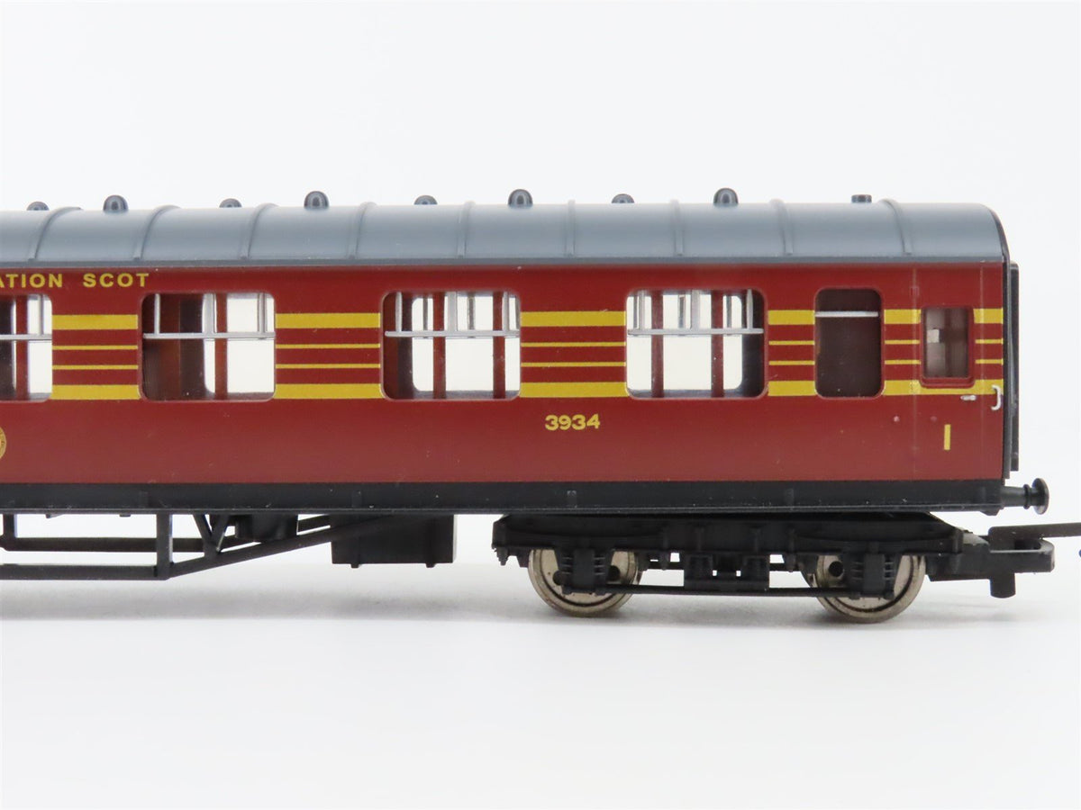 OO Scale Hornby LMS British &quot;The Coronation Scot&quot; 4-6-2 Steam Passenger Set