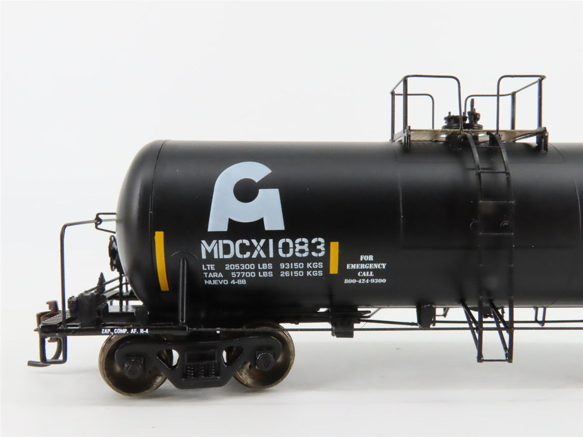 HO Scale Athearn 96103 MDCX Acid Chemical Tank Car #1083