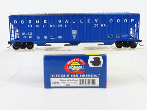 HO Scale Athearn 92754 USLX Boone Valley 3-Bay Covered Hopper #4712