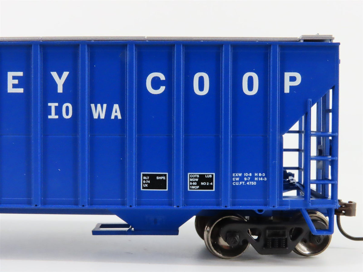 HO Scale Athearn 92754 USLX Boone Valley 3-Bay Covered Hopper #4712