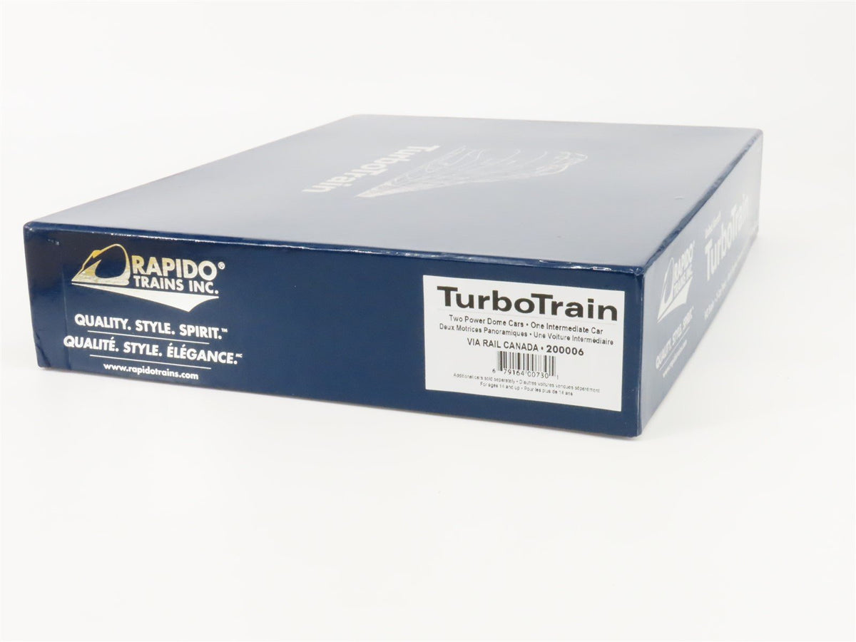 HO Rapido 200006 VIA Rail TurboTrain Gas Turbine Set w/ DCC &amp; Sound - Bad Gears