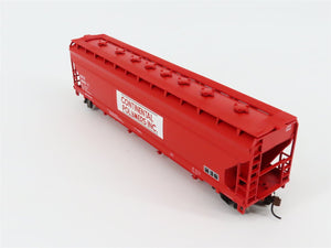 HO Scale Athearn 72300 CPIX Continental Polymers 4-Bay Covered Hopper #3000