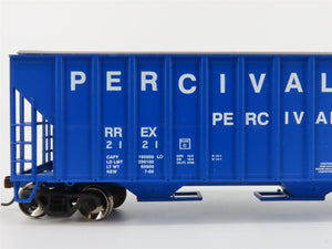 HO Scale Athearn 92759 RREX Percival Grain 3-Bay Covered Hopper #2121