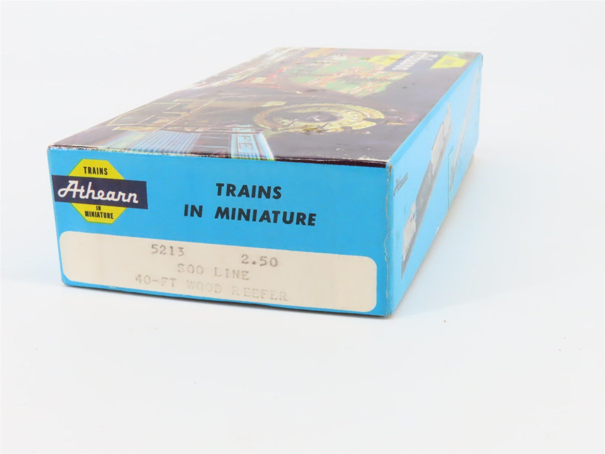 HO Scale Athearn 5213 URTX SOO Line 40&#39; Wood Reefer #5626 Kit