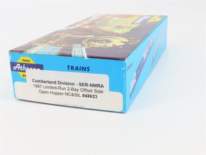 HO NMRA Athearn NC&STL Nashville Chattanooga & St Louis 2-Bay Hopper #48623 Kit