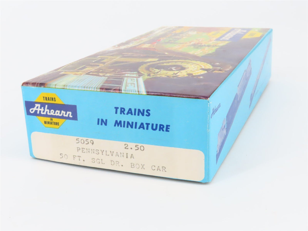 HO Scale Athearn 5059 PRR Pennsylvania 50&#39; Single Door Box Car #118489 Kit