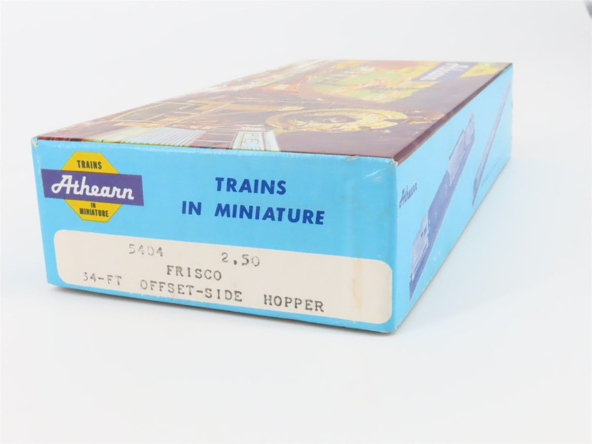 HO Scale Athearn 5404 SL-SF Frisco 34&#39; 4-Bay Open Hopper #91736 Kit