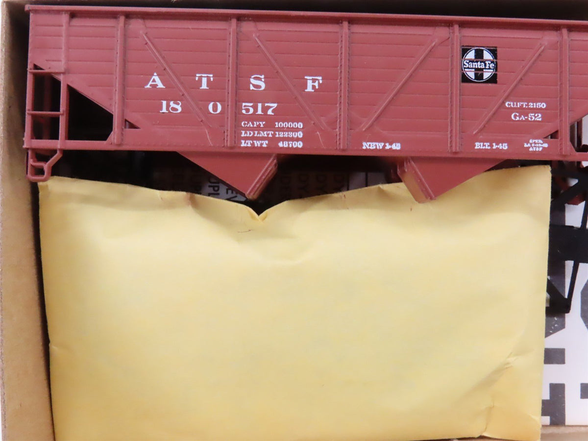 HO Scale Athearn 5421 ATSF Santa Fe 34&#39; 4-Bay Open Hopper #180517 Kit