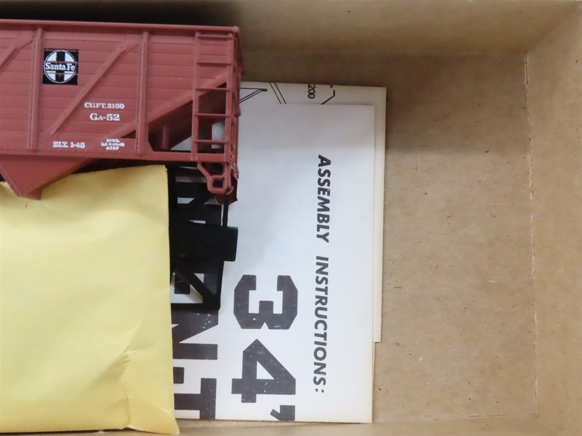 HO Scale Athearn 5421 ATSF Santa Fe 34&#39; 4-Bay Open Hopper #180517 Kit