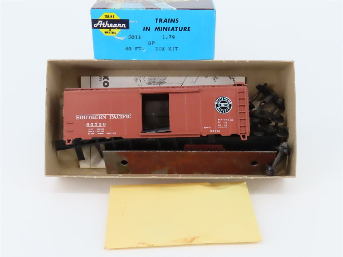 HO Scale Athearn 5011 SP Southern Pacific 40&#39; Single Door Box Car #60730 Kit