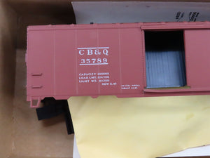 HO Scale Athearn 5002 CB&Q Burlington Route 40' Single Door Box Car #35789 Kit