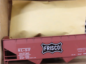 HO Scale Athearn 5404 SL-SF Frisco 34' 2-Bay Open Hopper #91736 Kit