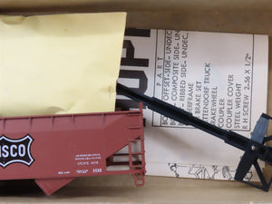 HO Scale Athearn 5404 SL-SF Frisco 34' 2-Bay Open Hopper #91736 Kit