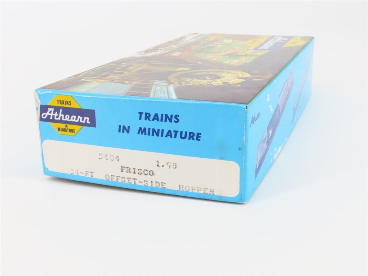 HO Scale Athearn 5404 SL-SF Frisco 34&#39; 2-Bay Open Hopper #91736 Kit