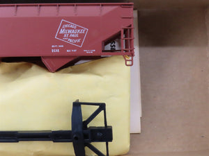 HO Scale Athearn 5406 MILW Milwaukee Road 34' 2-Bay Open Hopper #94537 Kit