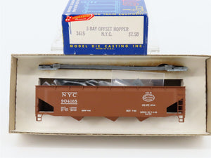 HO Scale Roundhouse MDC 1615 NYC New York Central 3-Bay Hopper #904165 Kit
