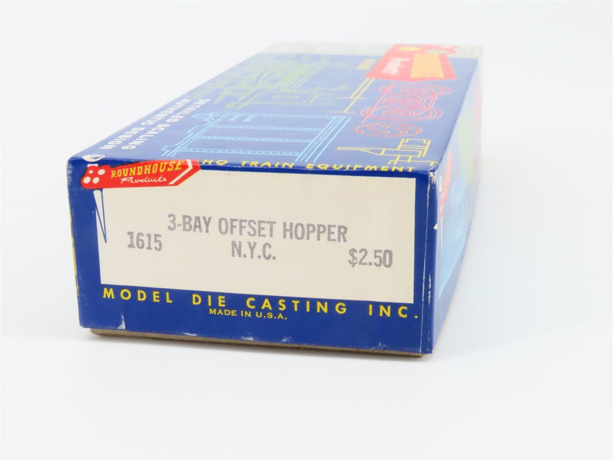 HO Scale Roundhouse MDC 1615 NYC New York Central 3-Bay Hopper #904165 Kit