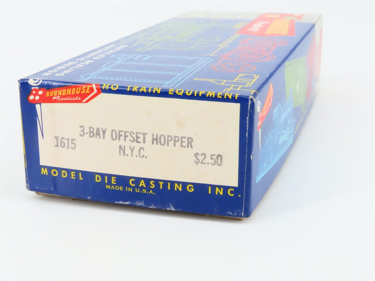 HO Scale Roundhouse MDC 1615 NYC New York Central 3-Bay Hopper #904165 Kit