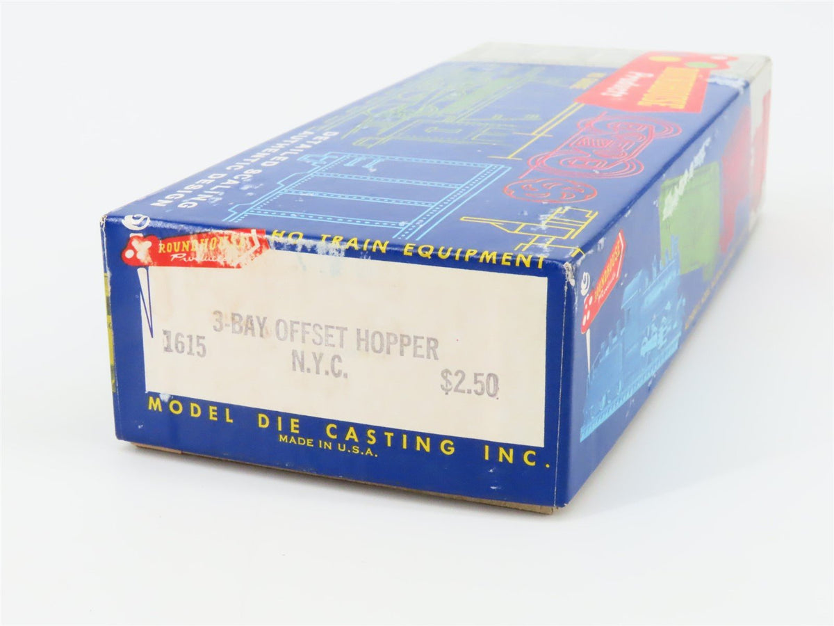 HO Scale Roundhouse MDC 1615 NYC New York Central 3-Bay Hopper #904165 Kit