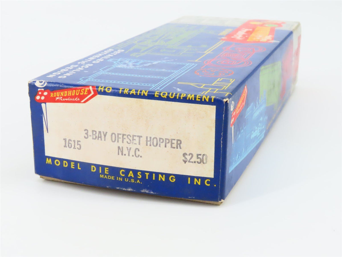 HO Scale Roundhouse MDC 1615 NYC New York Central 3-Bay Hopper #904165 Kit