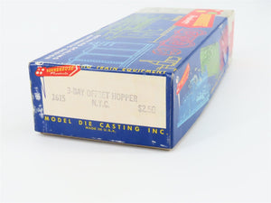 HO Scale Roundhouse MDC 1615 NYC New York Central 3-Bay Hopper #904165 Kit
