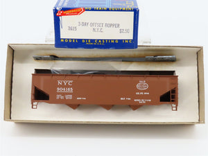 HO Scale Roundhouse MDC 1615 NYC New York Central 3-Bay Hopper #904165 Kit